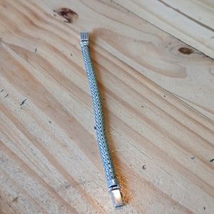 Very Nice sterling silver braided bracelet